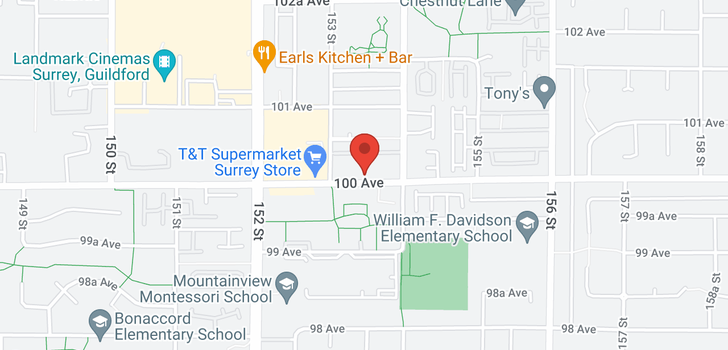 map of 55 15353 100 AVENUE
